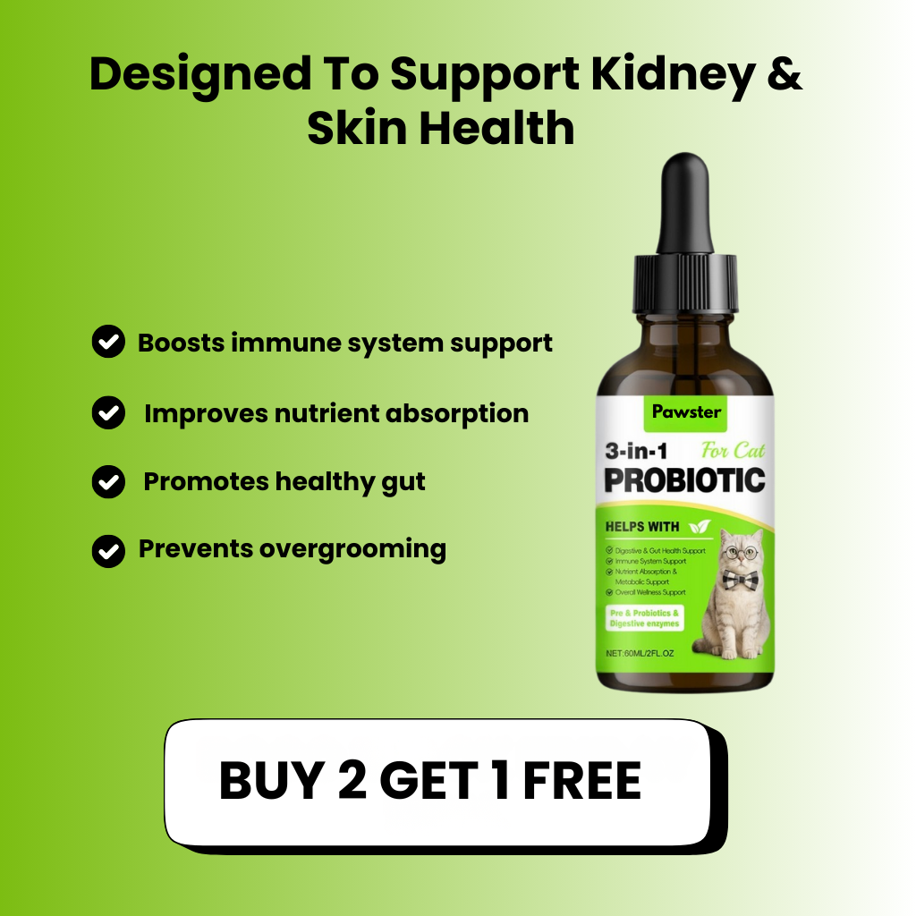Pawster 3 In 1 Cat Probiotic Drops